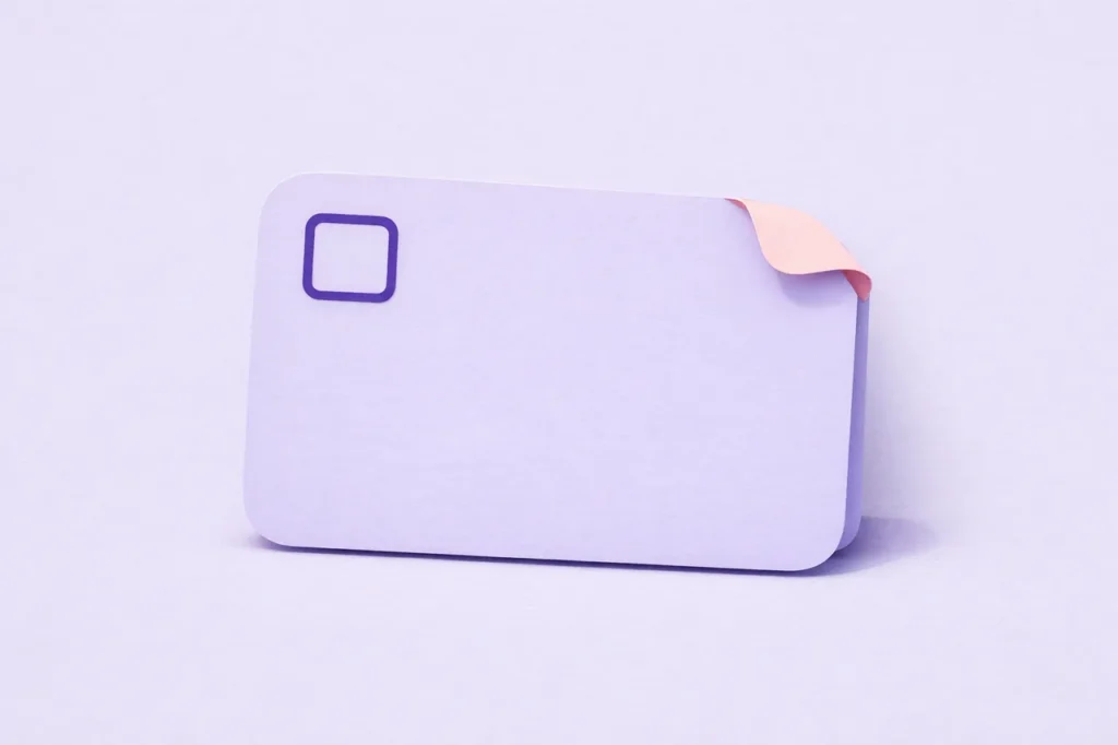Paper cut card with empty checkbox and folded corner representing KYC deferred at crypto non gamstop casinos